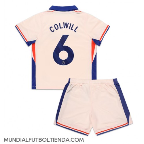 Camiseta Chelsea Levi Colwill #6 Segunda Equipación Replica 2024-25 para niños mangas cortas (+ Pantalones cortos)